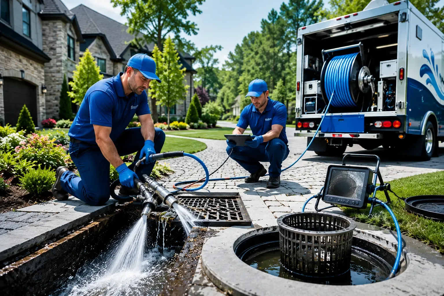 Local outdoor drain cleaning professionals in What Cheer, IA
